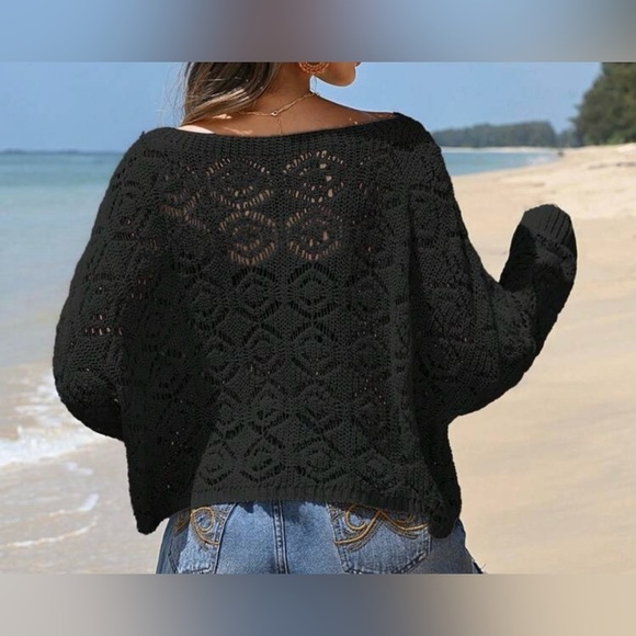 Women's Black Sweater - Picture 2 of 6